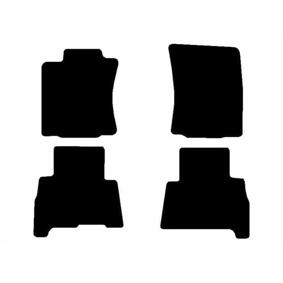 Auto Mats and Accessories 4 Piece Set Custom Carpeted Floor Mats Compatible with 2013-2024 Toyota 4Runner (Black) Made in the USA