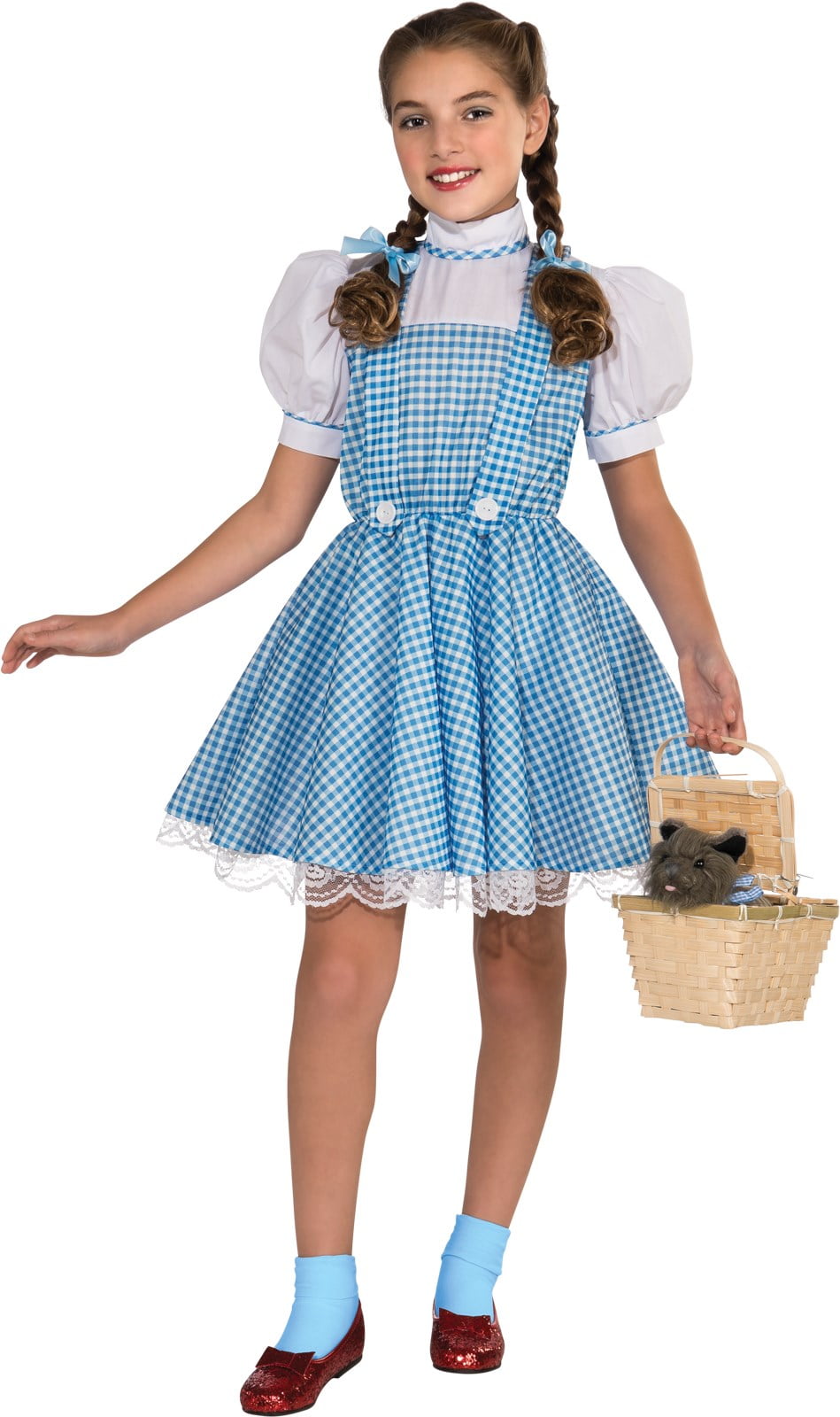 Girl's Deluxe Dorothy Wizard of Oz Costume - Walmart.com - Walmart.com