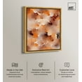 thumbnail image 2 of Dried Peach In Caramel Syrup Watercolor Boho Abstracts Canvas Wall Art by Art Remedy, Gold Floater Frame, 17.5" x 21.5", 2 of 7