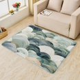 thumbnail image 2 of Cloud Rugs for Living Room Bedroom Entryway - Abstract Rug 2x3 - Waves Carpet for Home Decor - Washable Non Slip Patterned Indoor Small Area Rug - Soft & Low Pile (ZN&374), 2 of 7