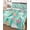 Green, variant on Quilt King Size Bedding Set, Easter Bunny Eggs Reversible Summer Quilt 3 Pieces, Spring Leaves Daisy Flowers Green Stripes Lightweight Bedspreads Coverlets with 2 Pillow Shams for All Seasons