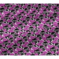 thumbnail image 4 of oneOone Cotton Jersey Fuschia Pink Fabric Floral & Skull Sewing Material Print Fabric By The Yard 58 Inch Wide, 4 of 4