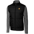 thumbnail image 2 of Men's Cutter & Buck Black Baylor Bears Vault Big & Tall Stealth Hybrid Quilted Full-Zip Windbreaker Jacket, 2 of 3