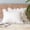 Ivory, variant on Pillow Shams Set of 2 Pure Cotton Champray Ruffled Edge,Thick and Solid Washed Dobby Heavy Fabric (Standard 20x26 inches)