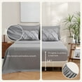 thumbnail image 4 of Sheet&Joy 7 Pieces Pinch-Pleated Comforter Set, Grey Queen Size, 4 of 8