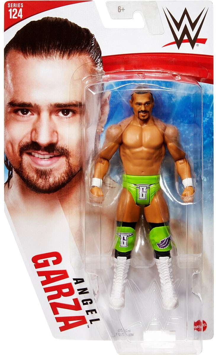 WWE Wrestling Series 124 Angel Garza Action Figure (Green Gear, Chase