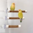 thumbnail image 5 of EDHITNR Small Suction Cup Rope Standing Pole, Natural Jute Perch for Parakeet Cockatiel Bird, 5 of 5