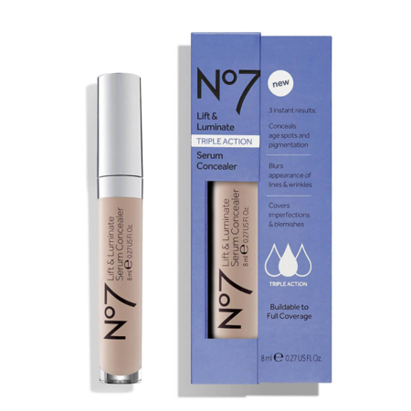 No7 Lift & Luminate Triple Action Serum Concealer Shade: Fair- 0.27 fl oz