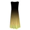 thumbnail image 4 of AYA Femmes Été une Robe Sans Manches Mini Robe Solide Ample Court Fluide Plissé, 4 of 4