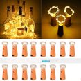 thumbnail image 1 of Guirnalda de luces LED VOOKRY para botellas de vino Paquete de 15 20 LED Color blanco cálido, 1 of 7