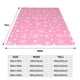 thumbnail image 3 of Balery Snowflake pink backgrounds Manta de Felpa Suave y Acogedora – Cobija de Franela Aterciopelada para Cama, Lavable y Cálida para Sofá, Mascotas, Transpirable-80"x60", 3 of 7