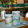 thumbnail image 3 of Yayeee Flameless Candles with Remote Flickering Battery Operated Multi Color Changing, Blue Flowers, 3 of 7