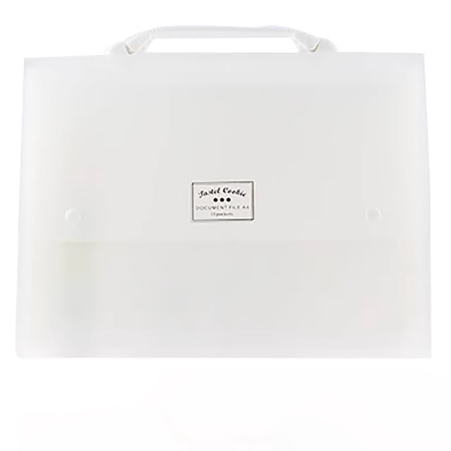 Clear Organ Bag 13 Compartment Folder Multifunctional Storage Bag A4 Expanding File Folder, Subdivision Accordion File Folder Mini Organizer Wallet for Cards, Coupons, Receipt,Tax Item