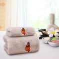 thumbnail image 4 of TERGAYEE Coral Fleece Towel,Little Dinosaur Series Soft Water Absorbent,Bath Pool Camping Travel Towel Quick Dry Ultra Absorbent Beach Blanket Bath Shower Towel, 4 of 5