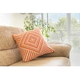 thumbnail image 6 of TreeWool (Pack of 2) Kaleidoscope Accent Decorative Square Cotton Throw Pillow Covers (22" x 22", Orange), 6 of 6