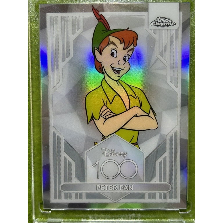 SILVER REFRACTOR PETER PAN Disney 100 CARD 2023 Topps Chrome