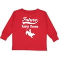 thumbnail image 3 of Inktastic Future Rodeo Champ Bull Rider Boys Long Sleeve Toddler T-Shirt, 3 of 5