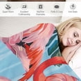 thumbnail image 3 of BCIIG Flamingos Warm Lightweight Blanket Soft Fleece Blankets All Seasons Sofa Decor Gifts 40x50in, 3 of 6
