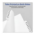 thumbnail image 4 of Preprinted Legal Exhibit Side Tab Index Dividers, Avery Style, 10-Tab, 68, 11 X 8.5, White, 25/pack, (1068) | Bundle of 2 Packs, 4 of 5