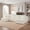 Beige, variant on 132" U-Shaped Modular Sectional Couches for Living Room, Cloud Sectional Boneless Couches with Deep Seat and Side Pockets, Corduroy Memory Foam 4 Seater Sofa, No Assembly Required,Grey