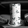 thumbnail image 3 of 20oz French Bulldog Skinny Tumblers Stainless Steel Tumbler with Lid and Straw,Vacuum Insulated Double Wall Travel Tumbler Cups with Cleaning Brush for Coffee,Tea, 3 of 6