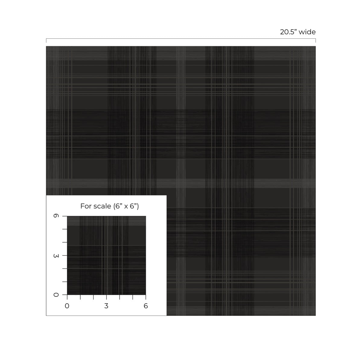 Stacy Garcia Home Wrought Iron Crossroads Plaid Peel and Stick Wallpaper - 20.5 in. W x 10 ft. L Roll