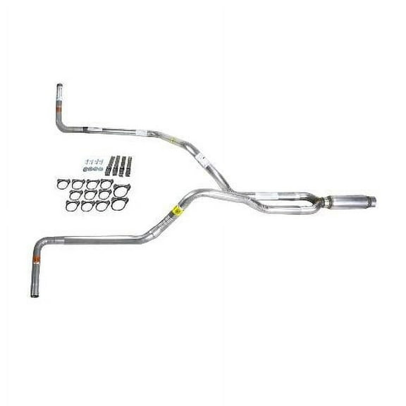 Ram 02-03 dual exhaust 2.5 pipe Glass Pack muffler  Side Exit