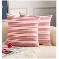 thumbnail image 1 of Fundas de almohada Cethom Christmas Boho texturizadas rojas, 45 x 45 cm, juego de 2, 1 of 7