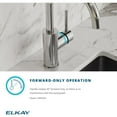 thumbnail image 2 of Elkay Avado Single Handle Bar/Prep Faucet, Black Stainless - LKAV3021BK, 2 of 7