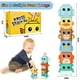 thumbnail image 4 of Set de juguetes apilables BASUN para niños mayores de 18 meses con 6 animales, 4 of 6