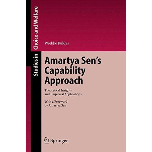 Amartya Sen's Capability Approach