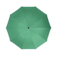 thumbnail image 2 of QLEICOM Portable Umbrella 41.3 x 41.3 x 24.4 IN Travel Umbrella with LED Flashlight Handle, Folding Auto Umbrella, Aluminum Alloy Holder Sun Shade Umbrella with Reflective Safety TapeGreen, 2 of 4