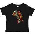 thumbnail image 3 of Inktastic Black History Month Africa in Handmade Textile Fabric Boys or Girls Baby T-Shirt, 3 of 5