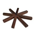 thumbnail image 1 of Salvamanteles de madera para bebidas, posavasos para decoración del hogar, soporte para ollas, MESA CENTRO de MESA, salvamanteles plegable para ollas nuez, 1 of 10