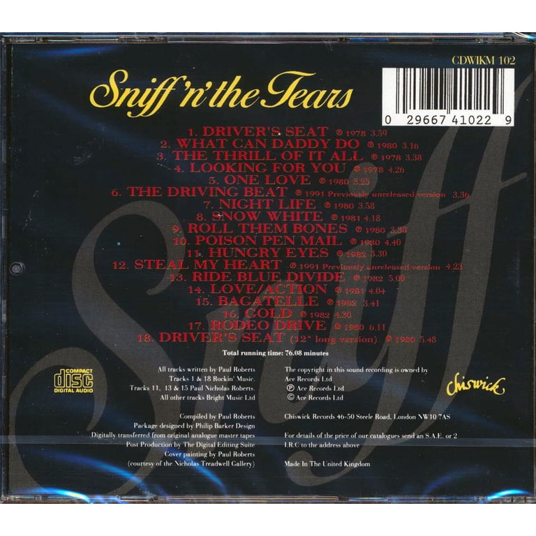Sniff 'N' the Tears - Best of - Music & Performance - CD - Walmart.com