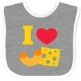 thumbnail image 3 of Inktastic I Heart Mac and Cheese Boys or Girls Baby Bib, 3 of 4