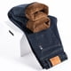 thumbnail image 2 of Pantalones vaqueros casuales de lana de invierno para hombre, de talla grande 42 44 46, de algodón elástico a la moda, gruesos y cálidos, de marca para hombre, 2 of 4