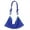 Blue, variant on Women's Glitter Rhinestone Purse Crystal Evening Clutch Bag Shoulder Underarm Bag Silver