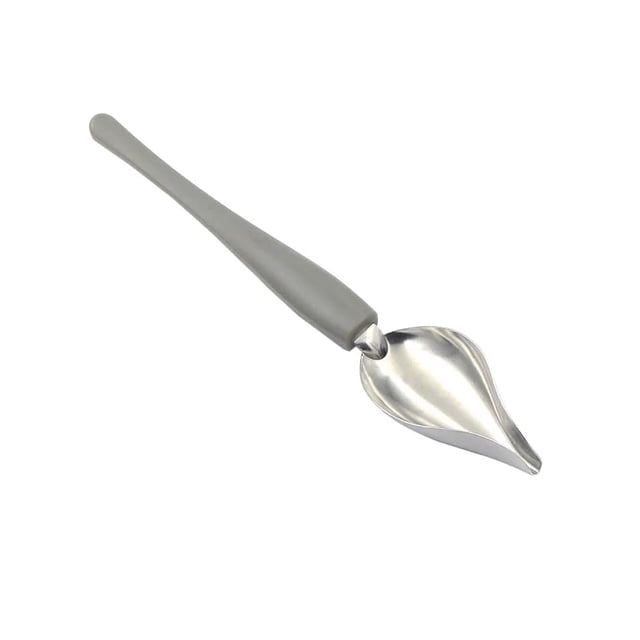 HBFAGFB Stainless Steel Drawing Spoon with Long Handle Food Draw Tool for Home and Kitchen Black