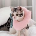 thumbnail image 2 of Adjustable Cat Cone Collar Soft,Recovery Collar,Cute Neck Cone After Surgery,Wound Healing Protective Cone Elizabethan Collars for Cat/Kitten/Small Do, 2 of 3