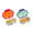 S'shake + Lilac Pop, variant on b.box Snack Box 2 Pack - Leak Proof Mini Bento Box for Kids & Toddlers, 2 Compartment Snack Containers for Kids, Dishwasher Safe, BPA Free, Ages 4m+, 1 3/4 Cup Each (Ocean Blue + Forest)