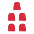 thumbnail image 3 of Minnieouse Gorros Gorros con puños de punto Uisex Sombrero Skullcap Protección para la cabeza Hip Hop Accesorios casuales Regalos Invierno Type2 NO2, 3 of 6