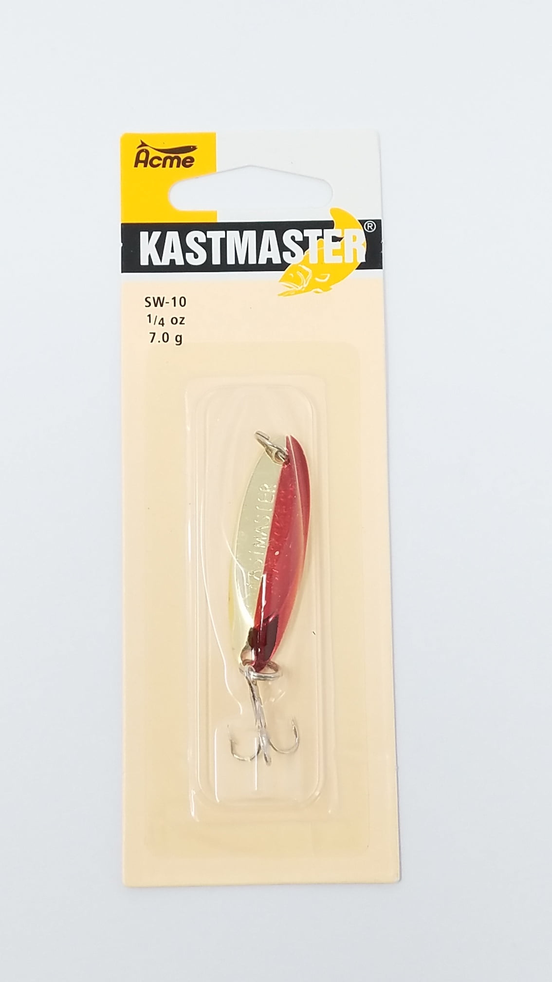 Acme Kastmaster 1/8oz Gold/Neon Red