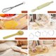 thumbnail image 5 of Juego de disfraces de chef con 3 nutrias para niños, delantales, herramientas para hornear, 11 unida, 5 of 6