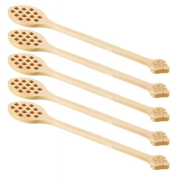 Wooden Stirring Spoon H-Oney Spoon Honeycomb, , Stirring Stick Spoon, Hand Mixer B