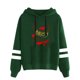 thumbnail image 1 of Abrigo horizontal doble con estampado navideño ajustado con capucha informal para mujer a la moda Fridja  fhghd3249, 1 of 2