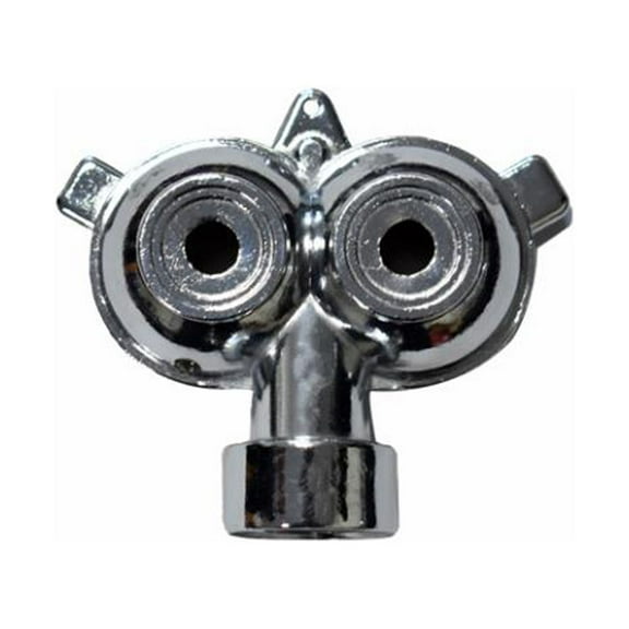 Green Thumb 10090-6 Zinc Twin-Circle Spray Sprinkler, 30 Ft. Diameter Coverage - Quantity 1