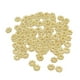 thumbnail image 2 of Juego de 500 cuentas espaciadoras de margaritas con forma de flor de margarita, cuentas de metal para decoración DIY Oro, 2 of 9