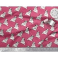 thumbnail image 3 of Soimoi Cotton Cambric Fabric Pug Dog Printed Craft Fabric by The Yard 56 Inch Wide, 3 of 3