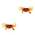 thumbnail image 4 of Injueey cangrejos de simulación herramienta de cebo de silicona señuelo de pesca artificial señuelos cabeza agua salada agua dulce 10 cm 30 10cm 30g/Naranja 2Conjunto, 4 of 6